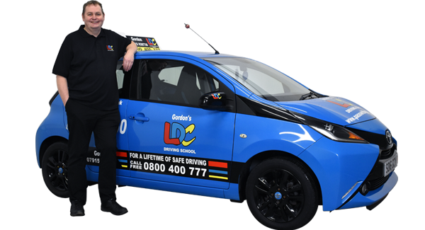 Gordon Davis's driving school car